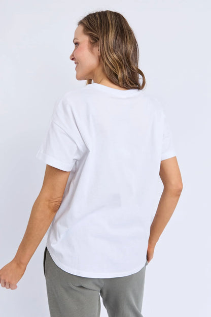 Halli S/S Tee White
