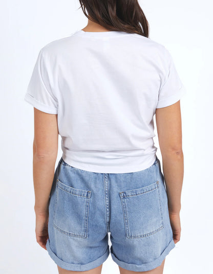 Elm Knot Tee White