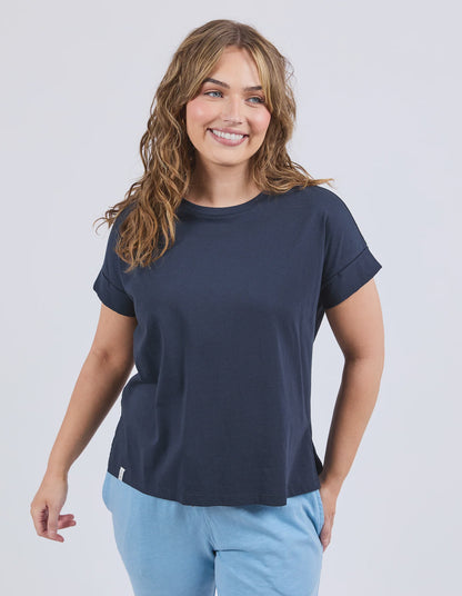 Jesse SS Tee Navy