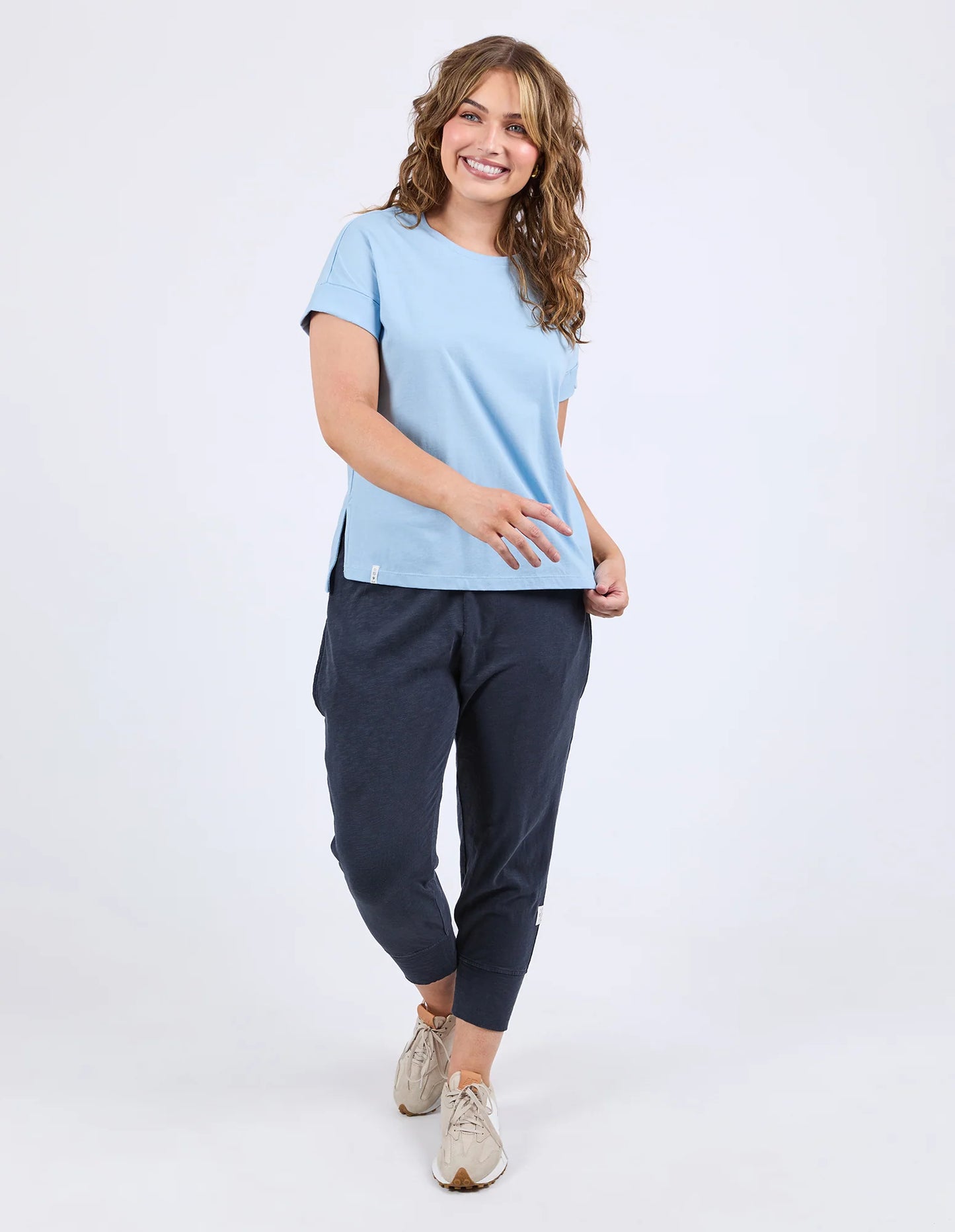 Jesse SS Tee Dusk Blue