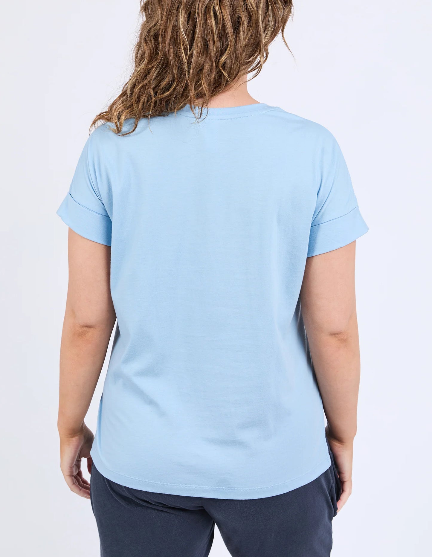 Jesse SS Tee Dusk Blue