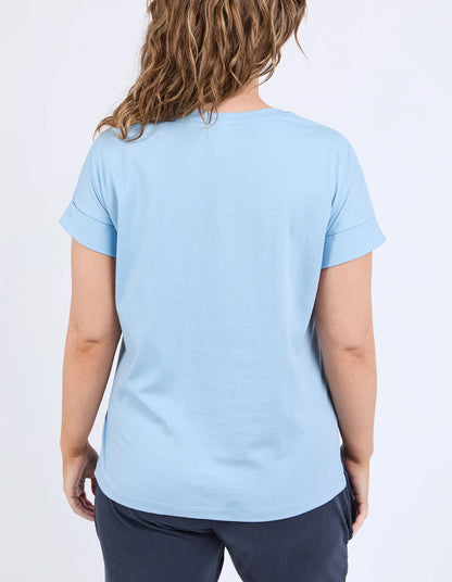 Jesse SS Tee Dusk Blue