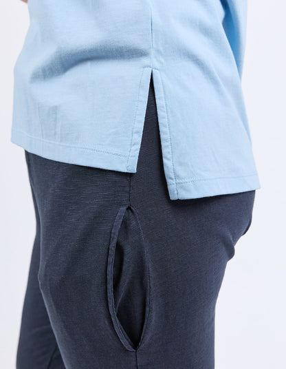 Jesse SS Tee Dusk Blue