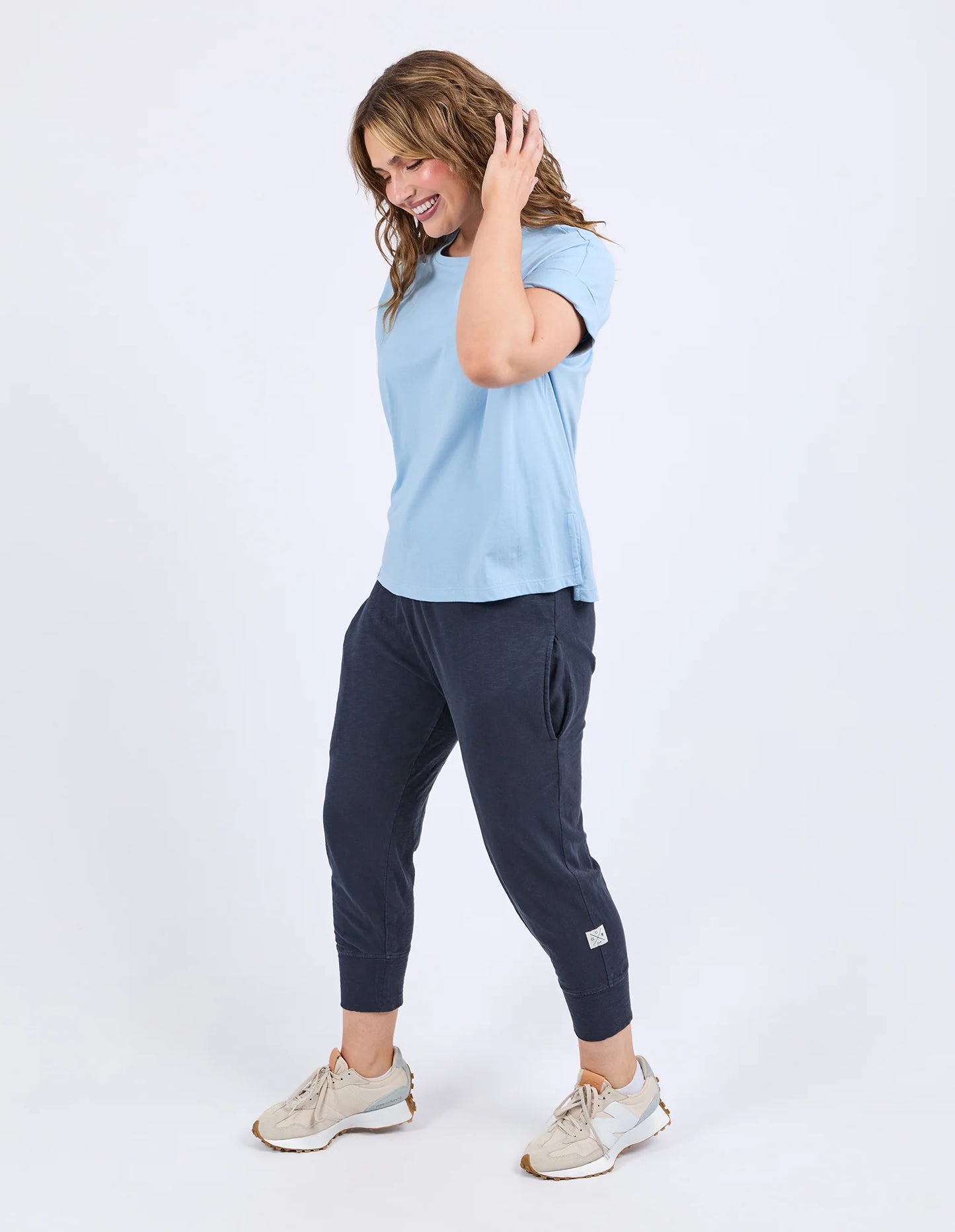 Jesse SS Tee Dusk Blue