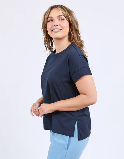 Jesse SS Tee Navy