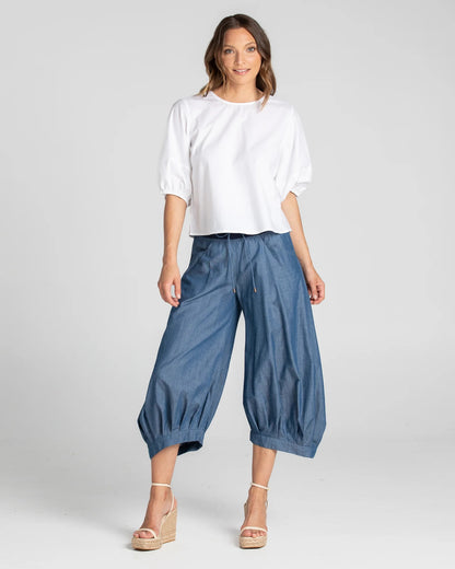 Ava Top White