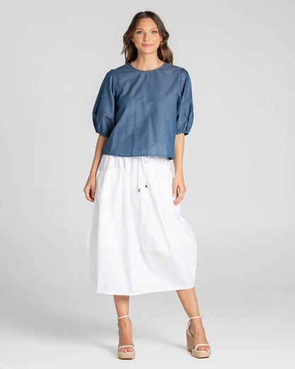 Guru Skirt White