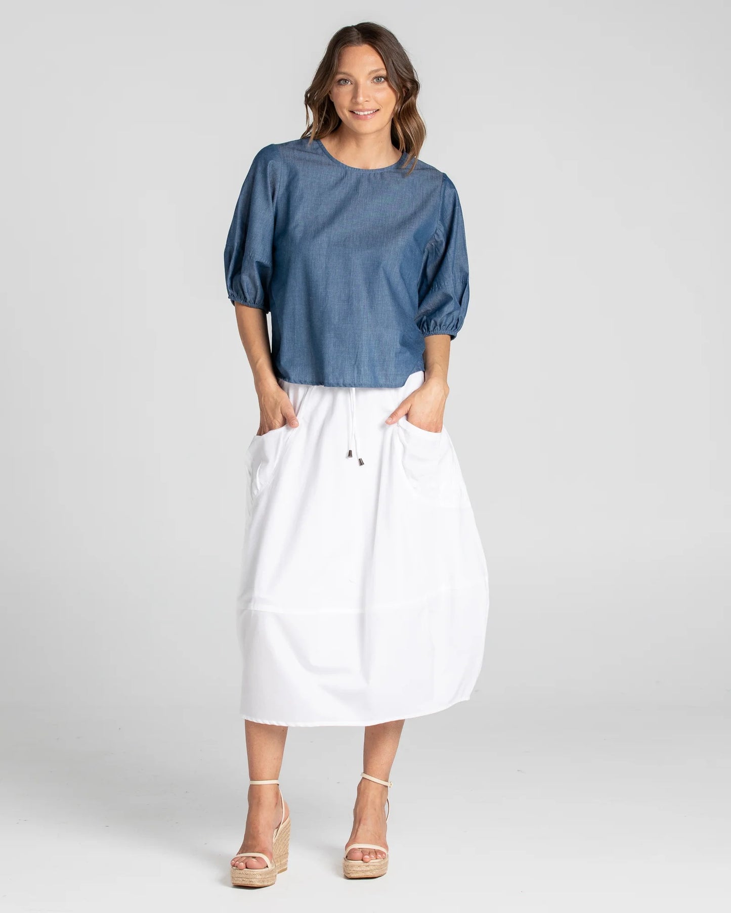 Guru Skirt White