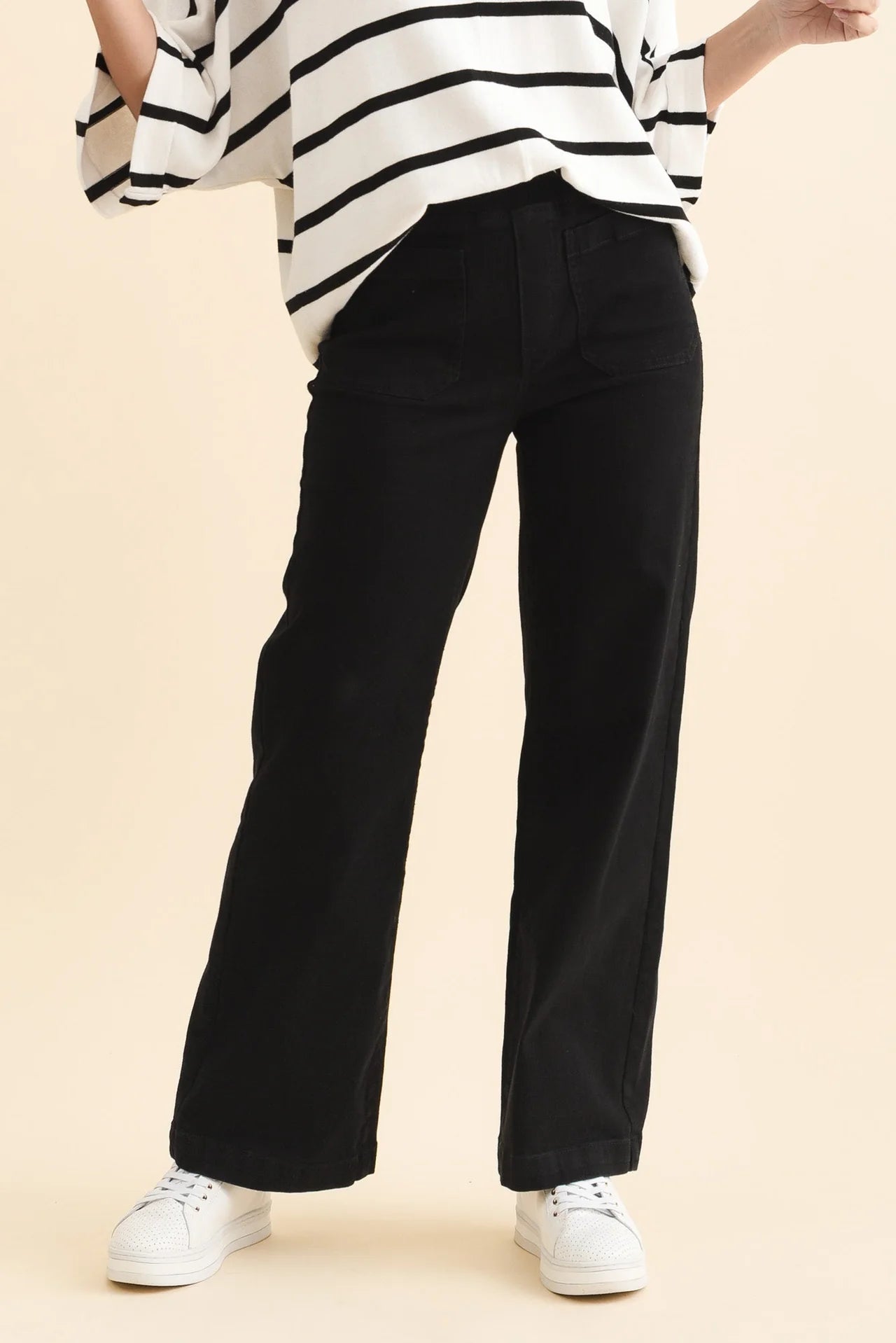 Carpenter Stretch Leg Jean Black