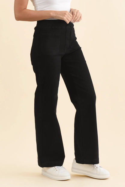 Carpenter Stretch Leg Jean Black