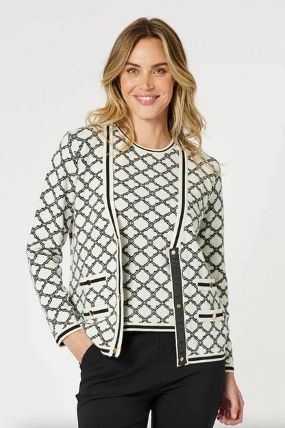 Clover Top Black/Ivory