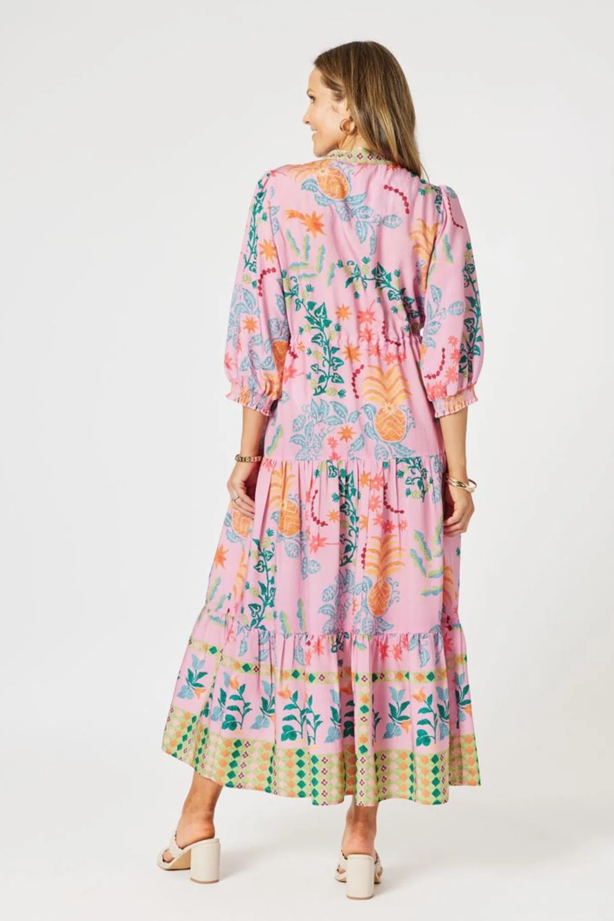 Mardi Gras Print Dress