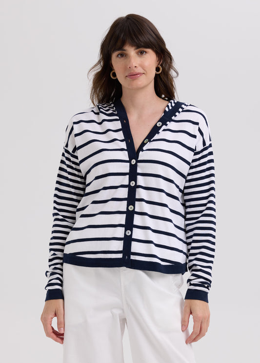 Multi Stripe Hoodie