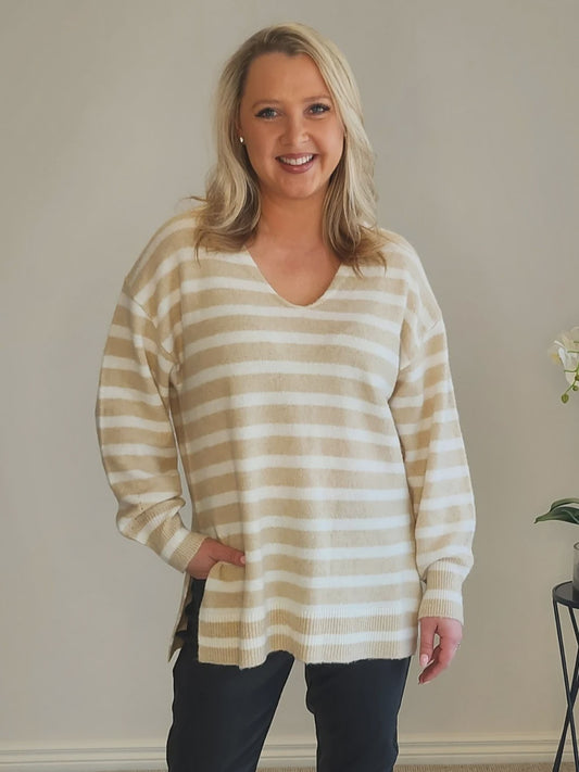 Jackie Stripe Knit