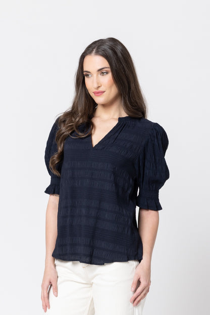 Butterfly Top Navy
