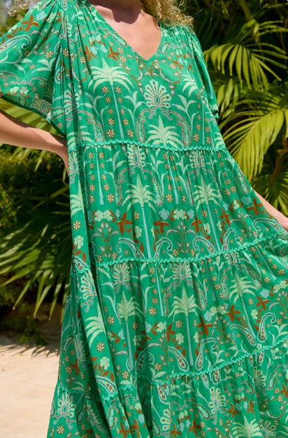 Haiti Maxi Dress Palms