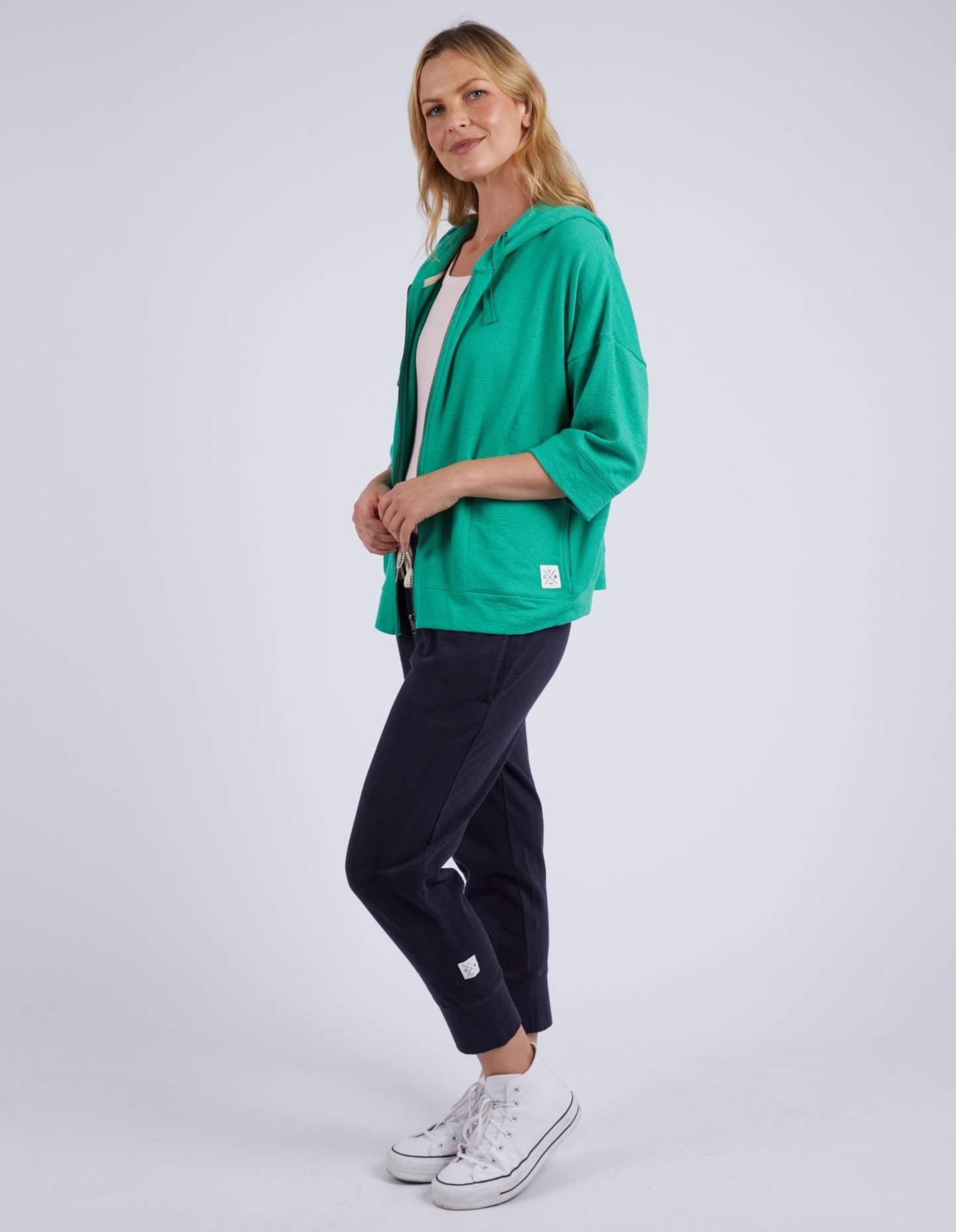 Beachy Hoodie Green