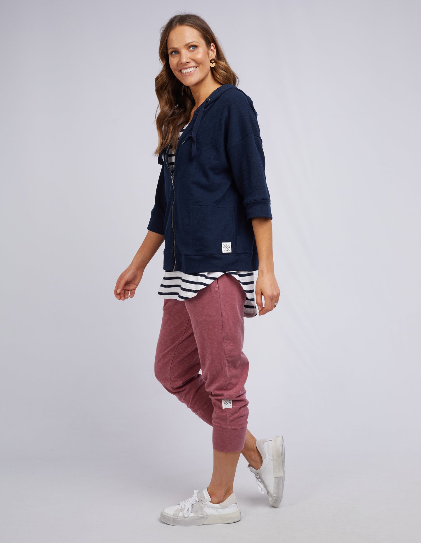 Beachy Hoodie Navy