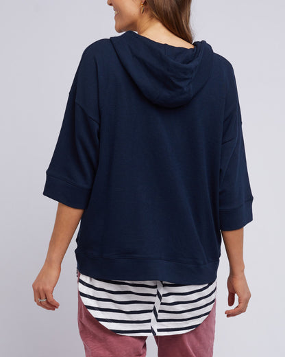 Beachy Hoodie Navy