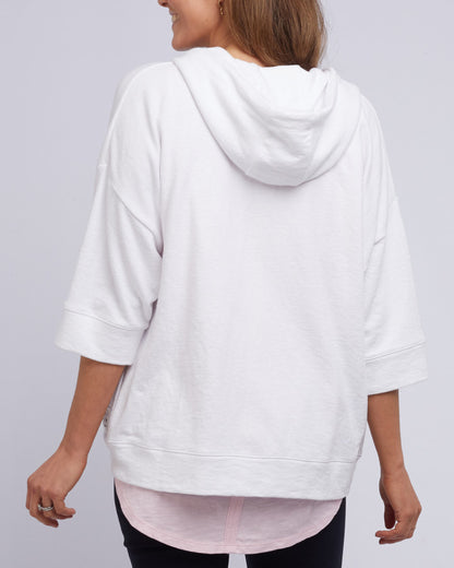 Beachy Hoodie White