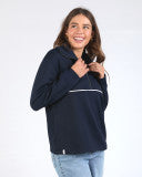 Bonnie Half Zip Sweat Navy