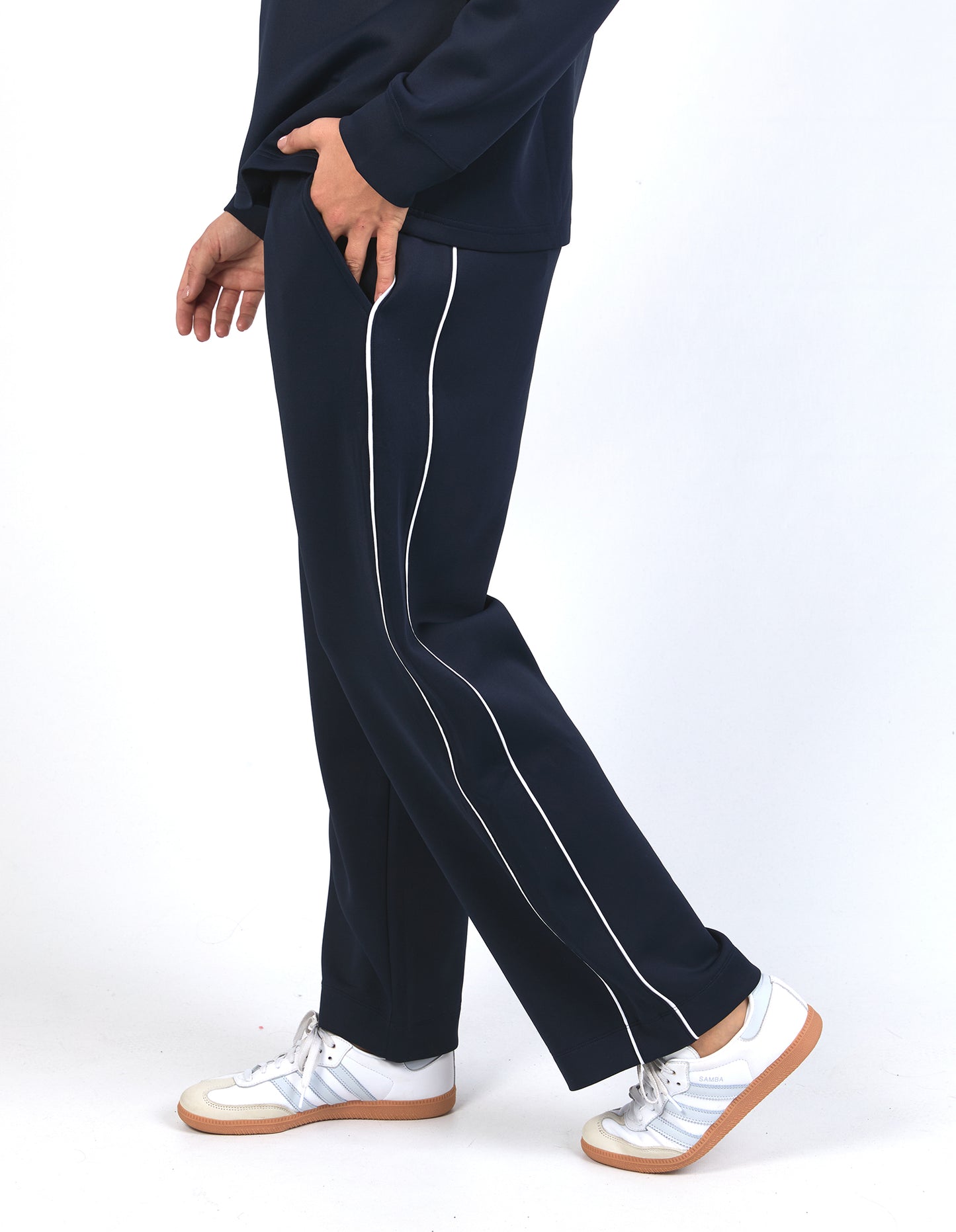 Bonnie Wide Leg Pant Navy