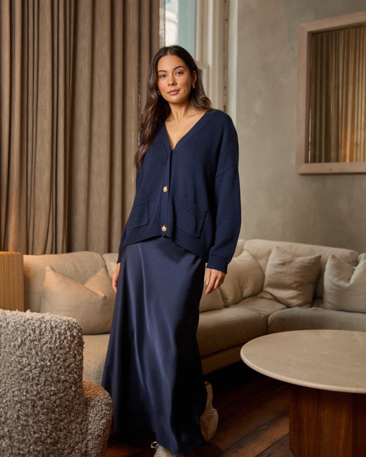 Callista Skirt Midnight Navy