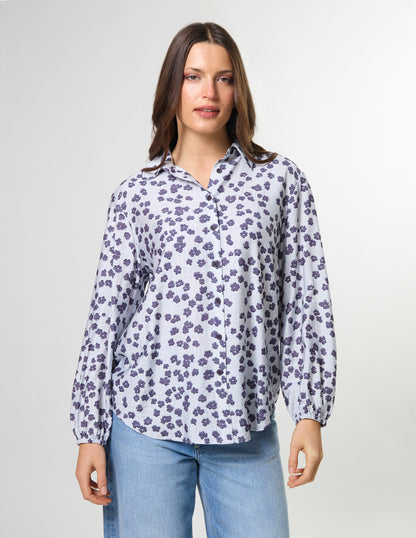 Charlotte Blouse Indigo
