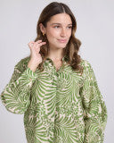 Chloe Blouse Lime Flora