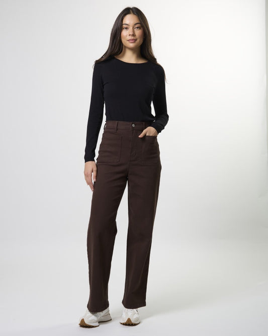Dina Long Pant Fudge