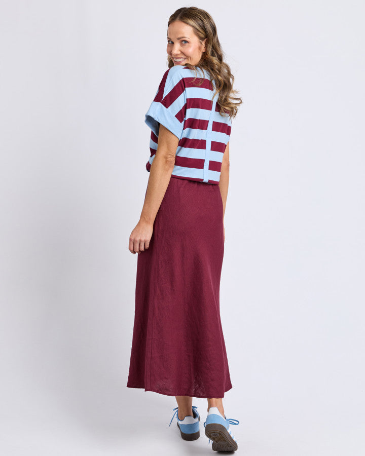 Eleni Skirt Plum