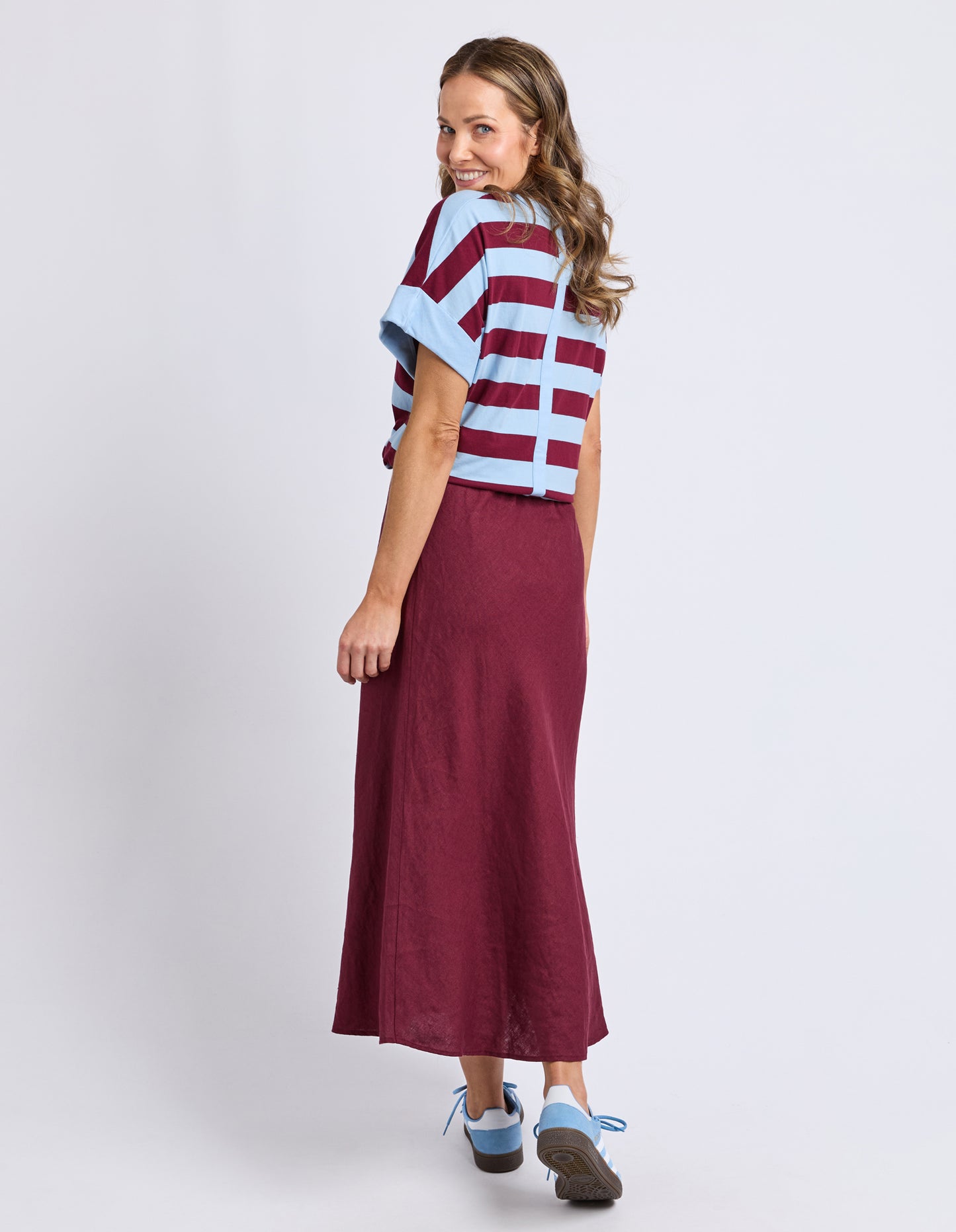 Eleni Skirt Plum