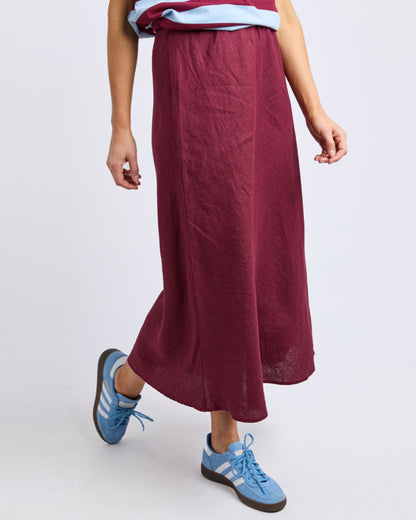 Eleni Skirt Plum