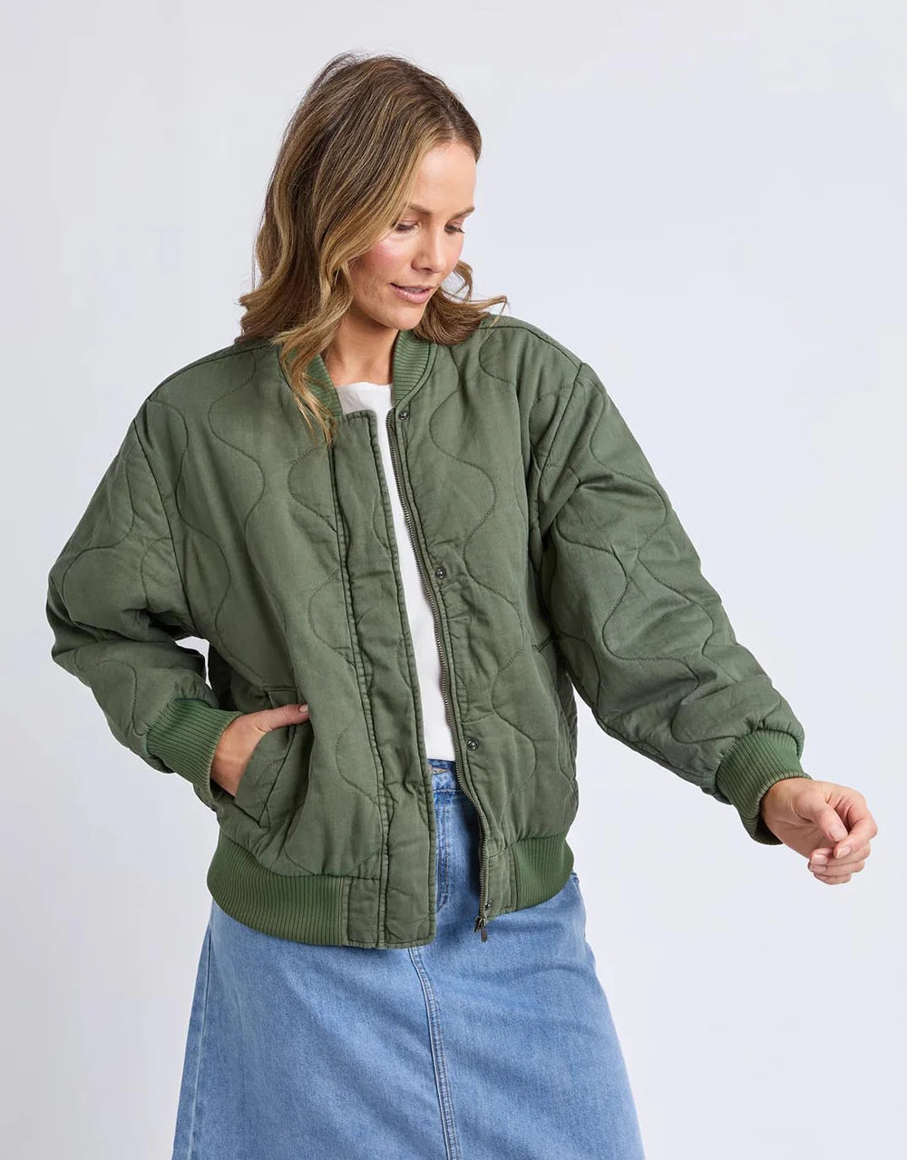 Jean Bomber Jacket