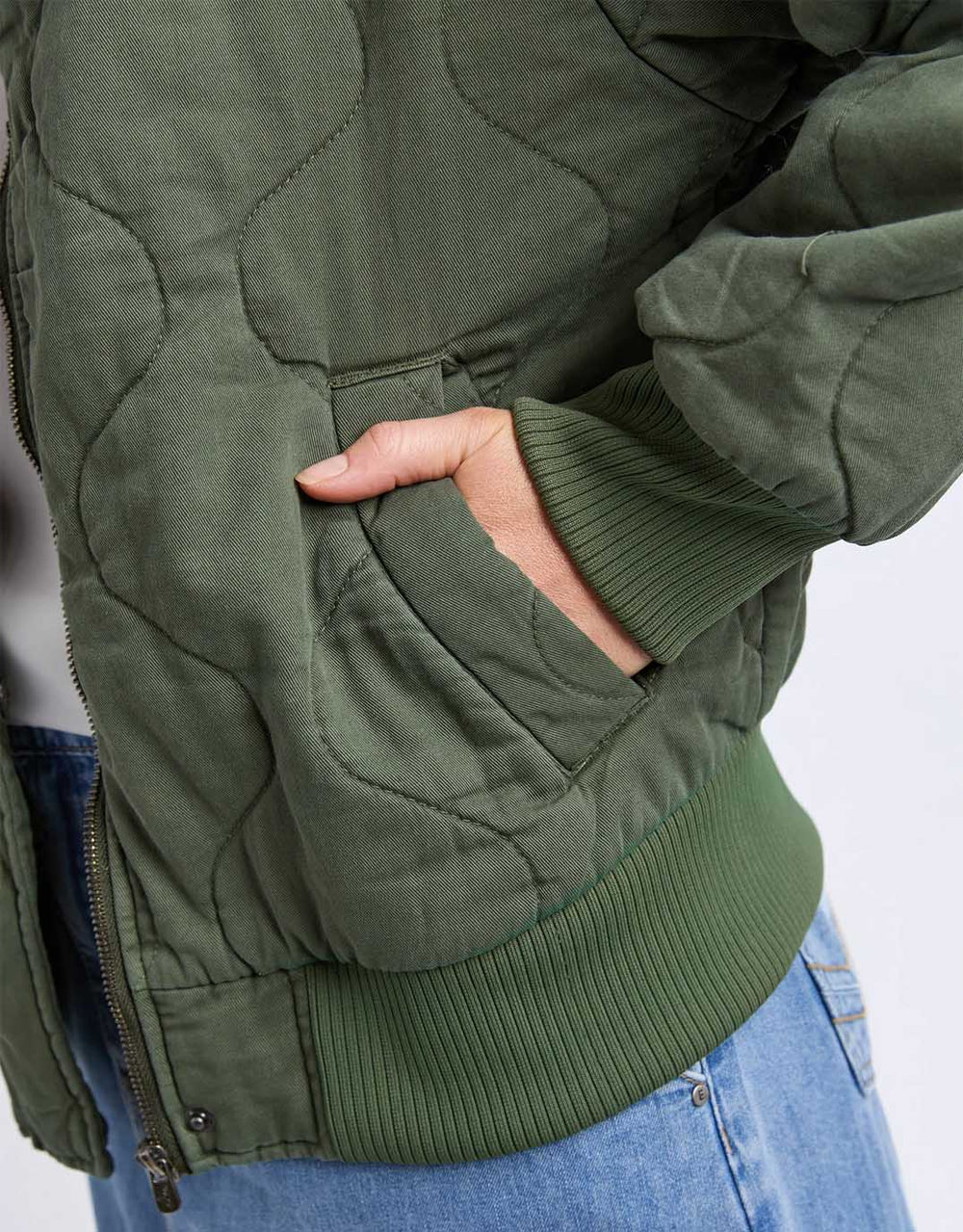 Jean Bomber Jacket