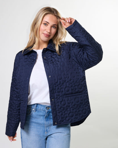 Flowerly Jacket Navy