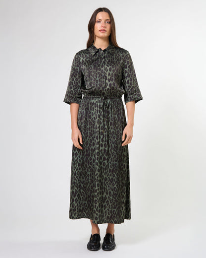 Honor Dress Khaki Leopard