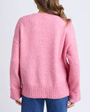 Intersia Heart Knit Quartz