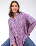 LILA STRIPE SHIRT