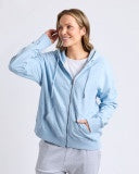 Lydia Zip Hoodie Light Blue