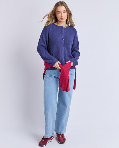 Murphy Knit Cardi Indigo