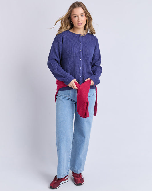 Murphy Knit Cardi Indigo