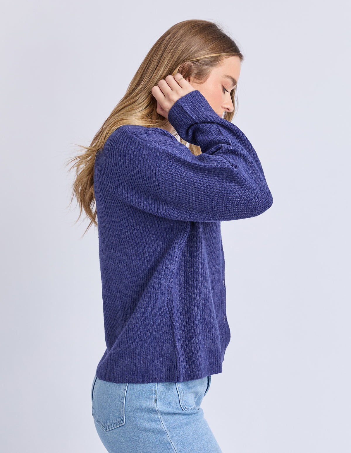 Murphy Knit Cardi Indigo