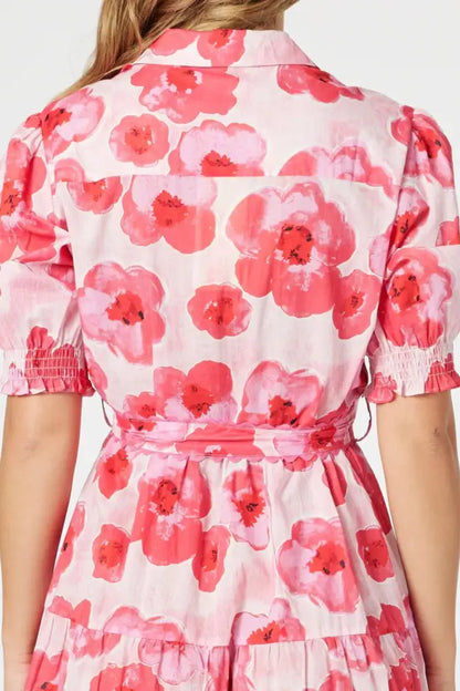 Pink Poppies Dress