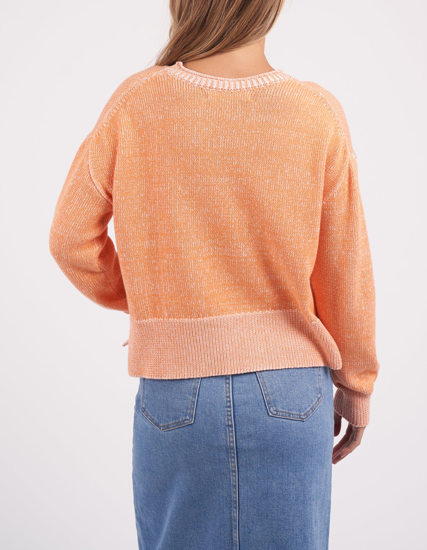 Wrenley Knit Tangerine