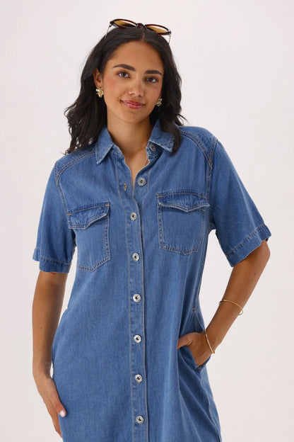 Cora Denim Dress